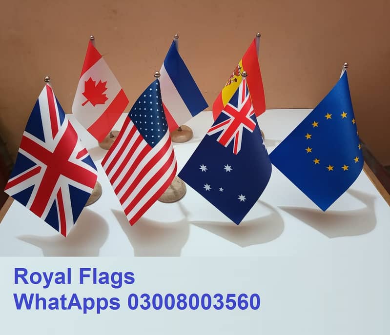 Country Flags & Custom Logo Flags,Visa Consultancy Office, USA UK Flag 7