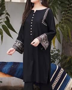 2 piece women stitched linen cloths Whatsapp for details  03217661535