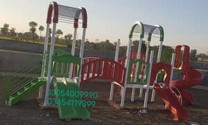 slides merry go round  swings monkey bar 0