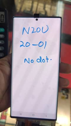 Note20ultra, s20ultra, s9,s8 and all Samsung dotted screen