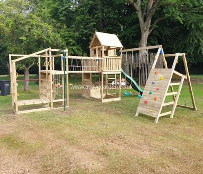 indoor Swing slide, gazebo, wood slide set multiple 16