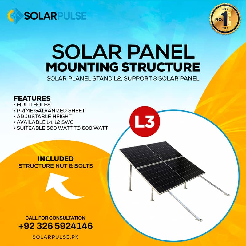 Solar GI Stand 14 Gauge Wholesale 1