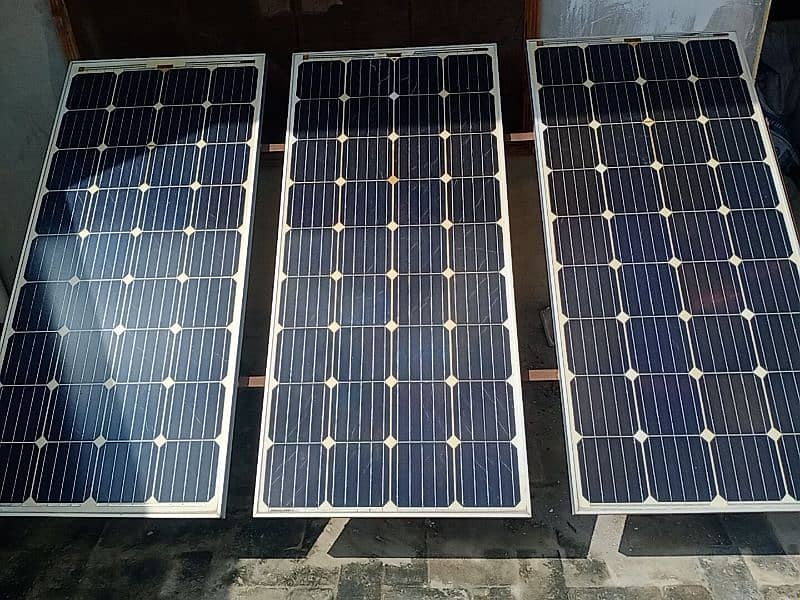 150 watt solar panel ×3 and solar structure 2