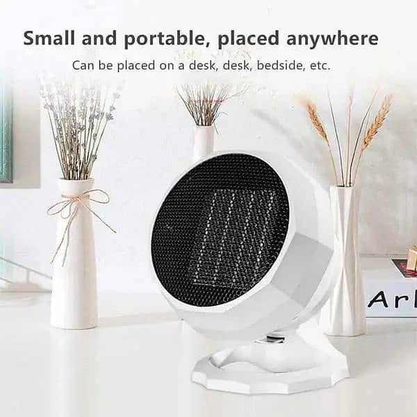 Flexible 1800w Portable Electric Heater Fan Winter Warm Hot Fan 1