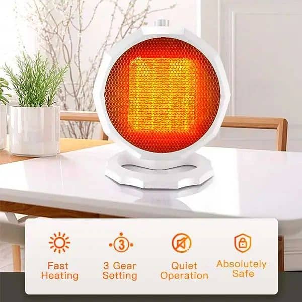 Flexible 1800w Portable Electric Heater Fan Winter Warm Hot Fan 3