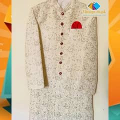 groom sherwani | Medium Size | All embroidered | Used only once 0