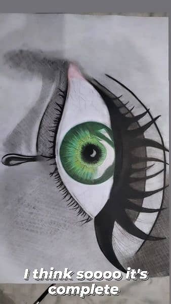 Hyper Realistic Eye Sketch 0