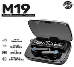 M19 Wireless Earbuds ,Black