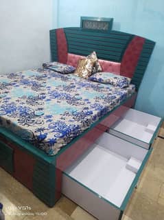 King Size Bed set for sale with mattress