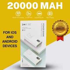 Power Bank 20,000 Mah 0