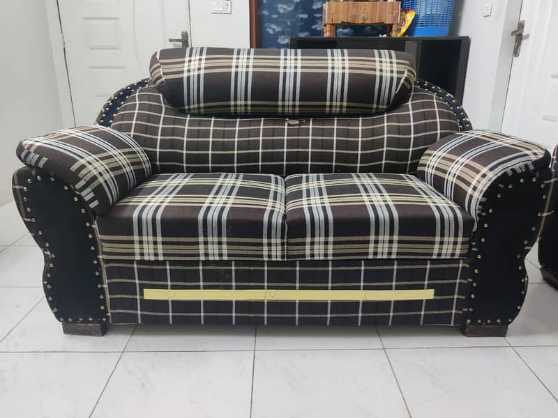 Full Bed Set with Two Chairs , Side Tables and 3 Set Sofa. Negotiable 5