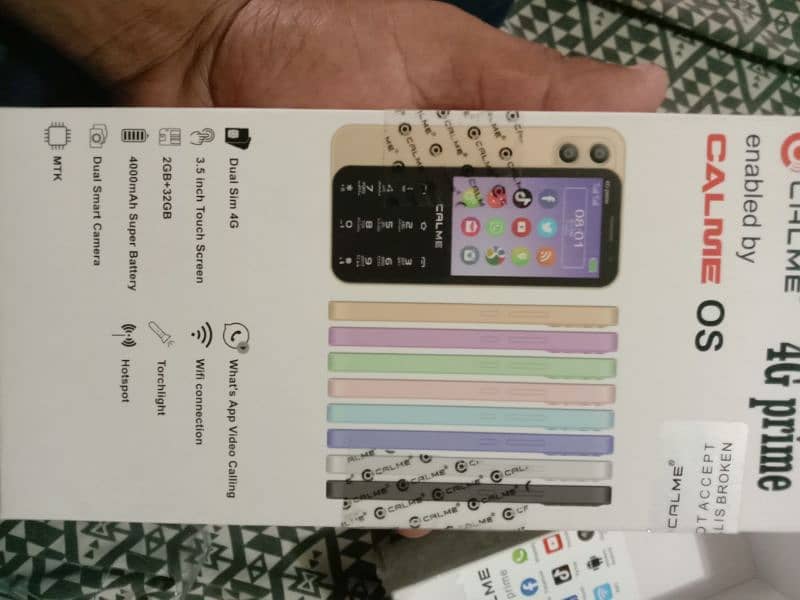 calme 4G Prime mobile touch and type. Whatsapp 03133974669 4