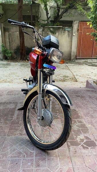 Fully restored Honda 70 gujranwala registered like a bramd new bike 4