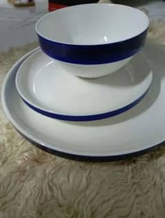 18 piece dinner set, stoneware 0