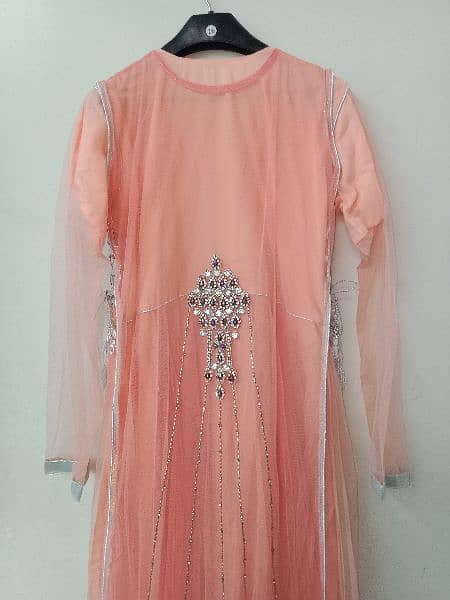 peach long gown maxi For girl's 5