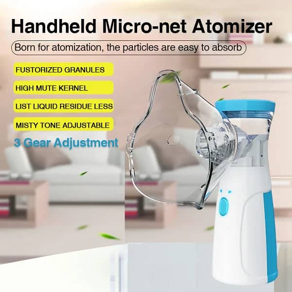 Portable Handheld Mesh Nebulizer For Adults & Kids Or Infants 5