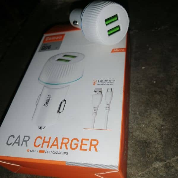 Car charger double input best Quality 4.5A 3