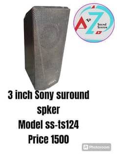 3 inch saround spker sony compny ka orginal model number ss-ts124 pric 0