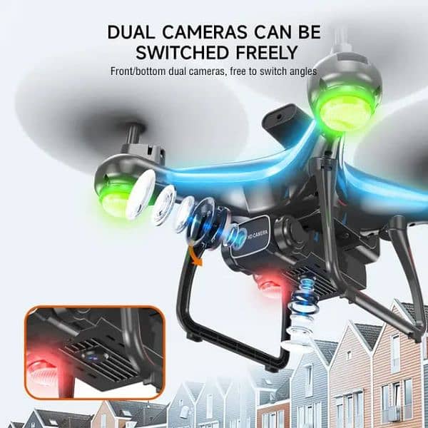 RG100 Drone Dual camera foldable drone 2