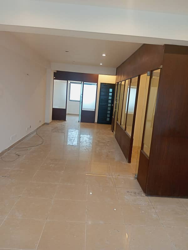 DHA phase 5 1000sqrfit office rent 3big chambers 6