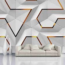 3D WallPaper, Wall flex Sheet, pvc Wallpaper 8