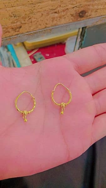 gold tops earrings ring bale 5