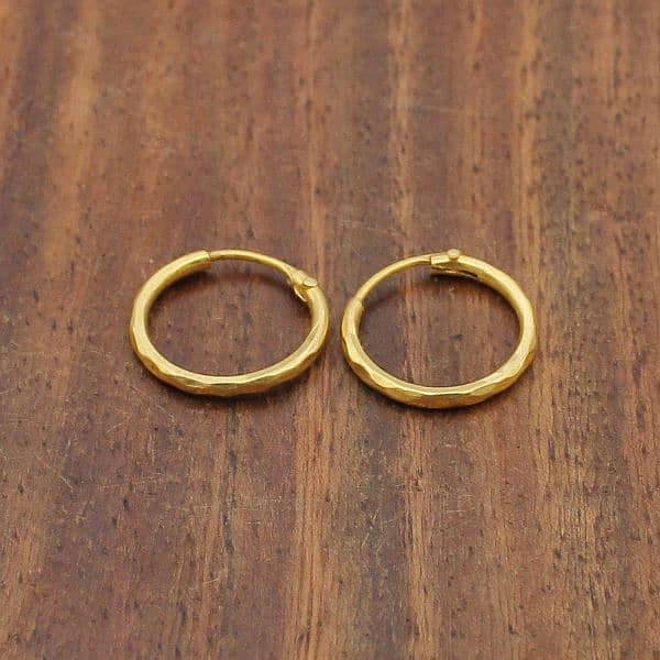 gold tops earrings ring bale 19