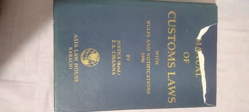 Pakistan Customs Laws manual 1