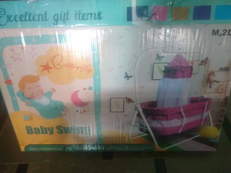 Babe Dreams swing with mosquito net 1