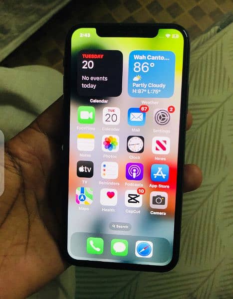 iphone x Non pta 256GB Contact No:03118551442 3