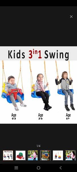 3 in 1 swing for sell 0