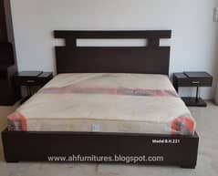 Simple Style King Bed with side tables available Here 0