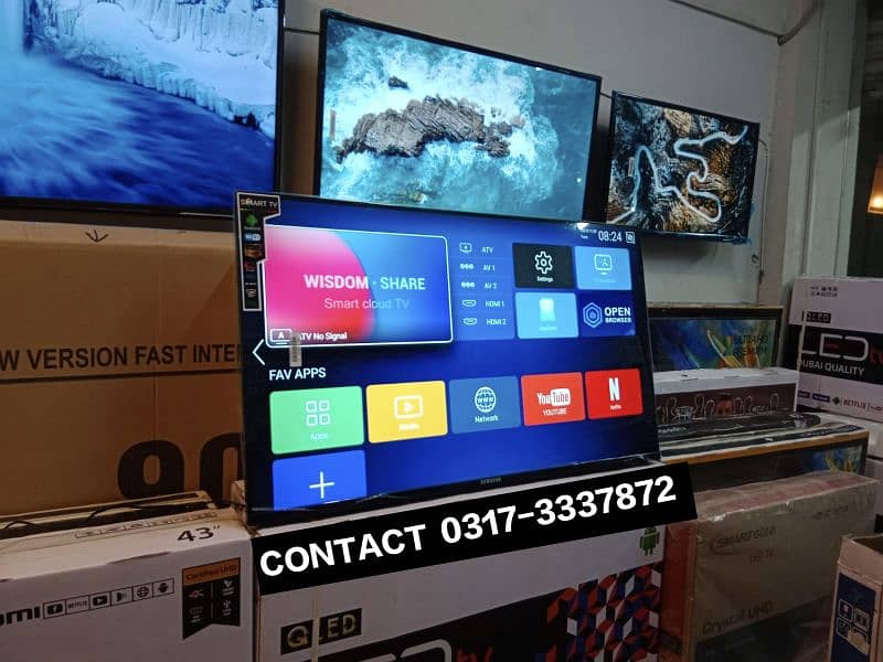 NEW SUMSUNG 43 inches smart led tv new model 4