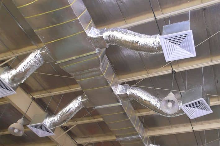 evaporative duct cooler/ducted chiler air fresh duct 8