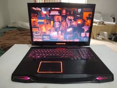 gaming laptop alienware core i7,1gb gpu,16gb ram,128ssd +320 hard disk