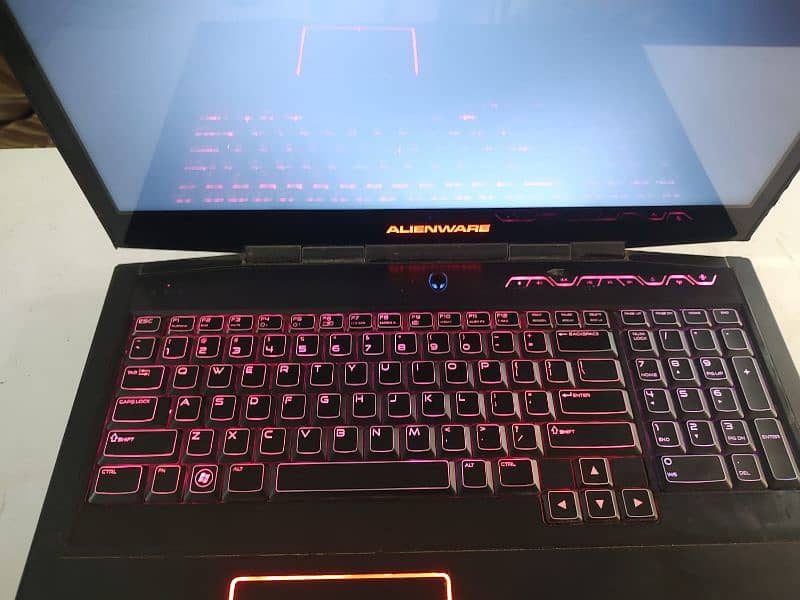 gaming laptop alienware core i7,1gb gpu,16gb ram,128ssd +320 hard disk 2