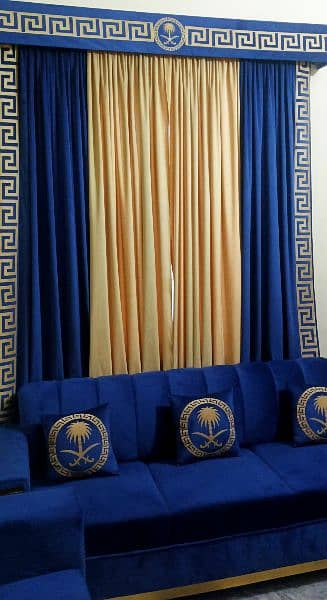 Moltyfoam Sofa Sets with Curtains 1