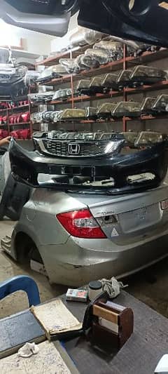 Honda City,Civic Head Lights,Bonnets,Grills,Fenders,Side Mirrors