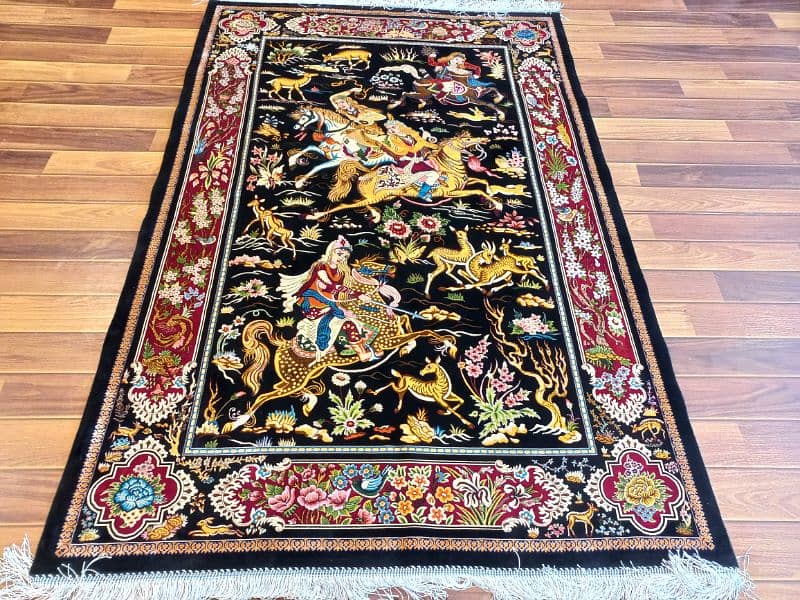 Persian qom silk replica carpets 10