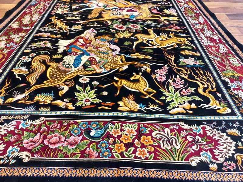 Persian qom silk replica carpets 12