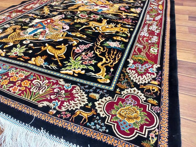 Persian qom silk replica carpets 13