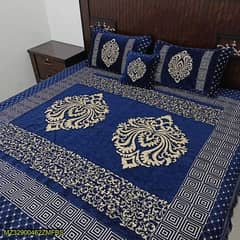 5 Pcs Valvet Jacquard Printed Double Bedspread