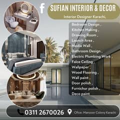 Interior Designer Services - False Ceiling - Home decor & wall Paints