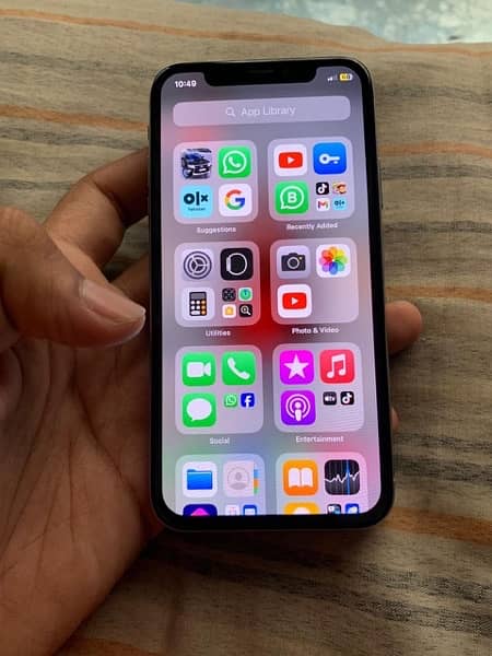 I PHONE X (64)GB PTA EXCHNGE POSSIBLE 11