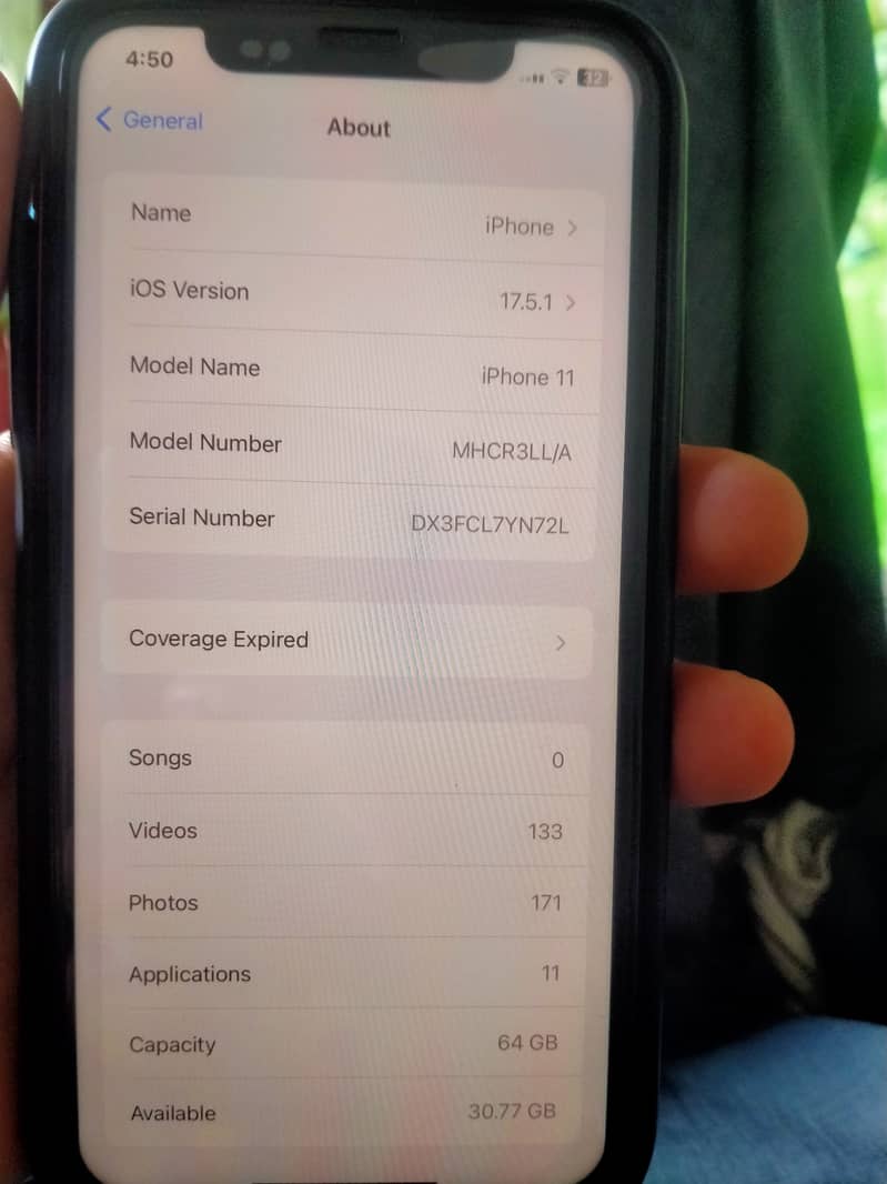 Iphone 11 JV ma ha 64gb memory condition 10by10 water pack ha 6