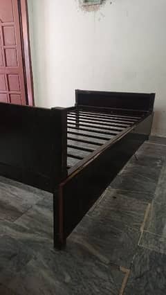 2 single beds full made of iron life time warranty