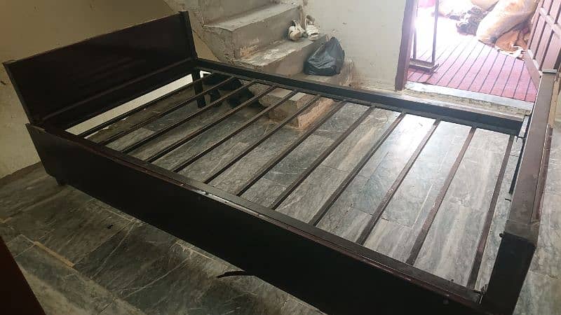 2 single beds full made of iron life time warranty 2