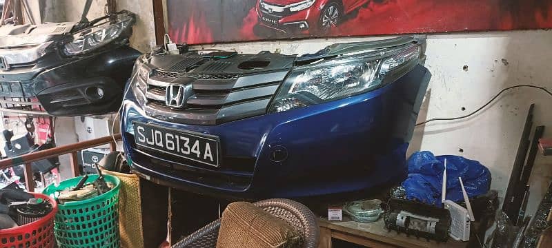 Honda City,Civic Head Lights,Back Lights,Side Mirrors,Bonnuts,Fender 3