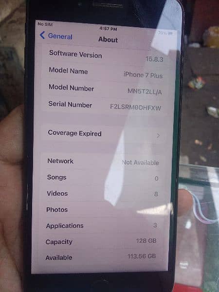 iphone7+ 128 gb official PTA approved 2