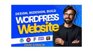 I will build, rebuild, redesign wordpress website design, wordpress 0